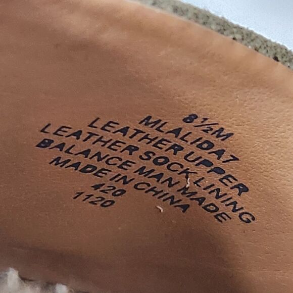 Marc Fisher Adalyn Espadrille Leather Wedge Platform Olive Green Suede Size 8.5 - Picture 10 of 14